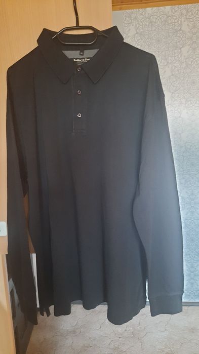 Czarna koszulka polo Tailor & Soo r.XXL