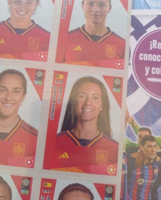 Upadate selecção Womens Espanha Mundial 2023 da Panini