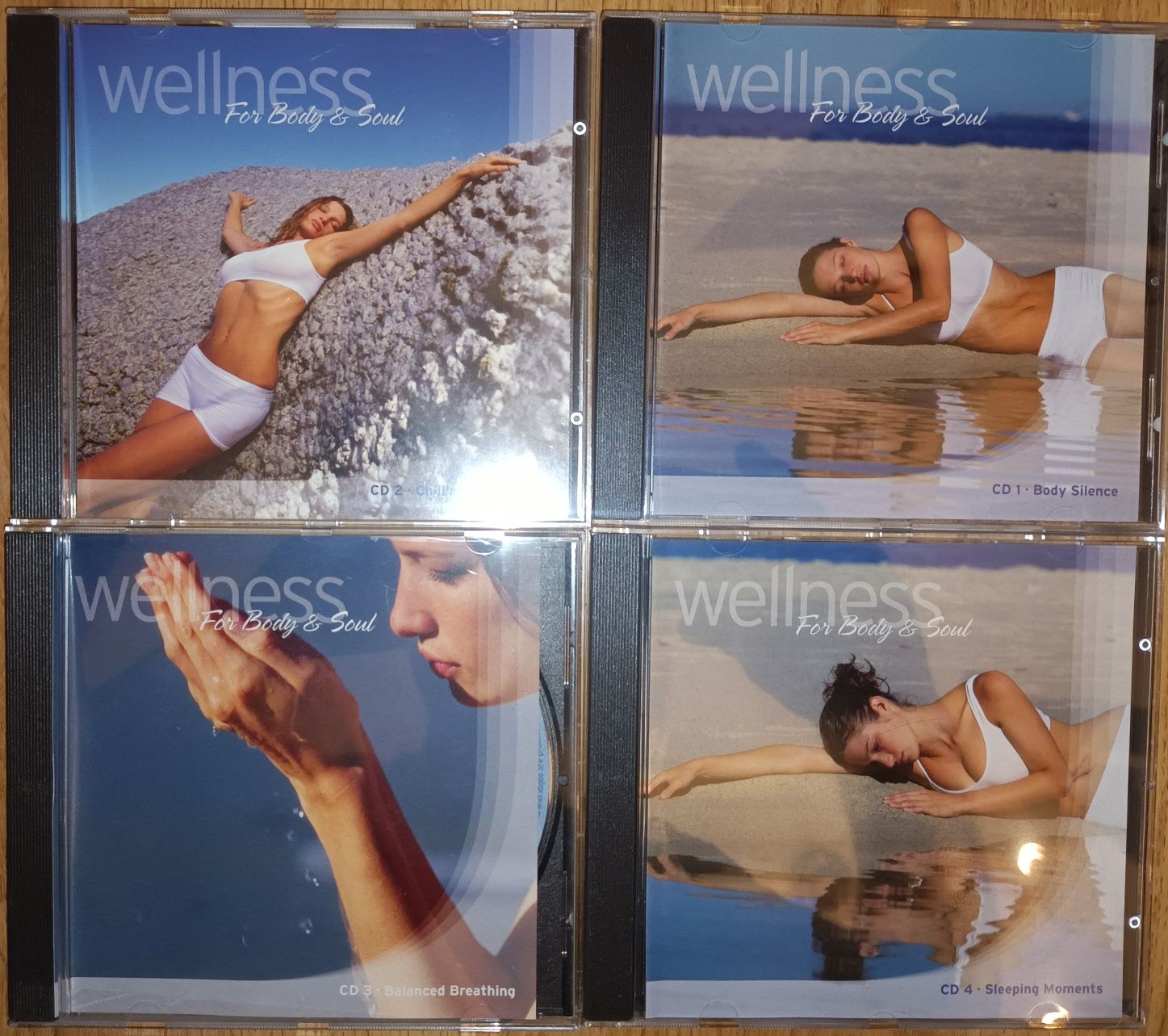 4 płyty CD wellness  for Body & Soul
