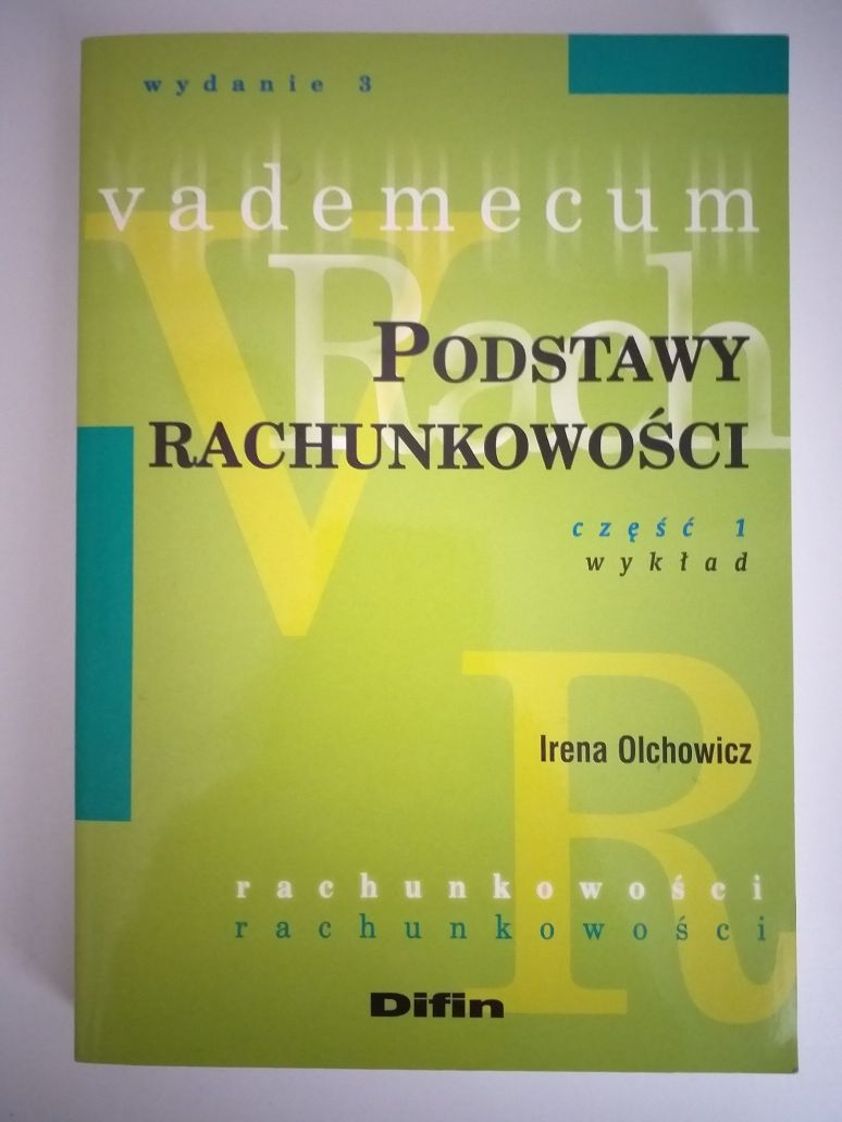 Podstawy rachunkowości vademecum Irena Olchowicz