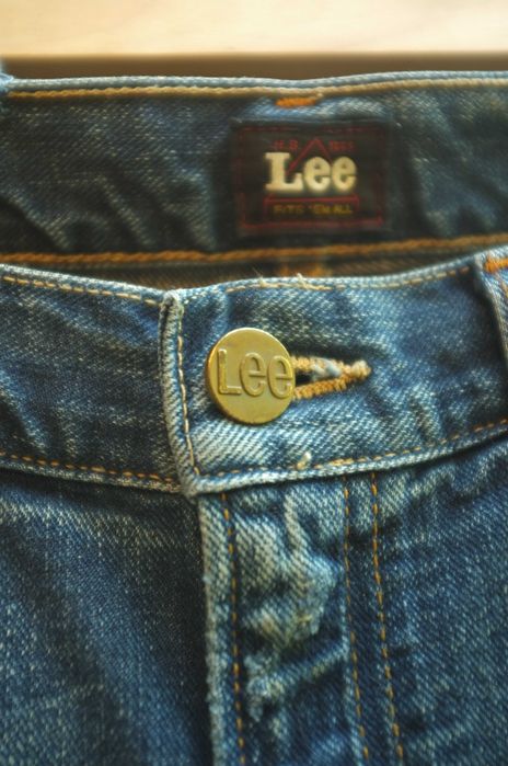 jeansy Lee Kuna Boyfriend W28 L33 z wysokim stanem washed denim