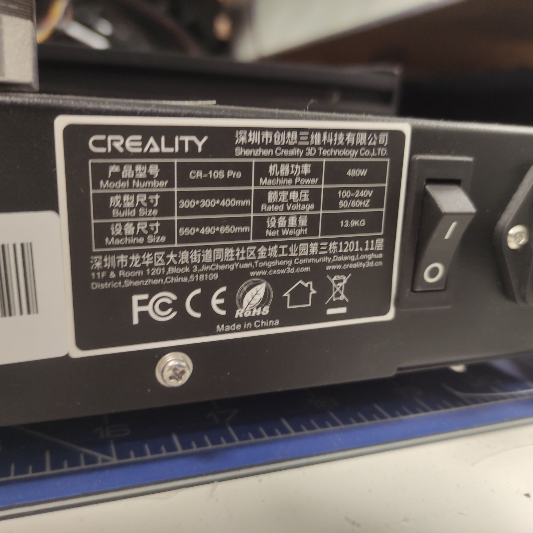 Creality CR 10S Pro