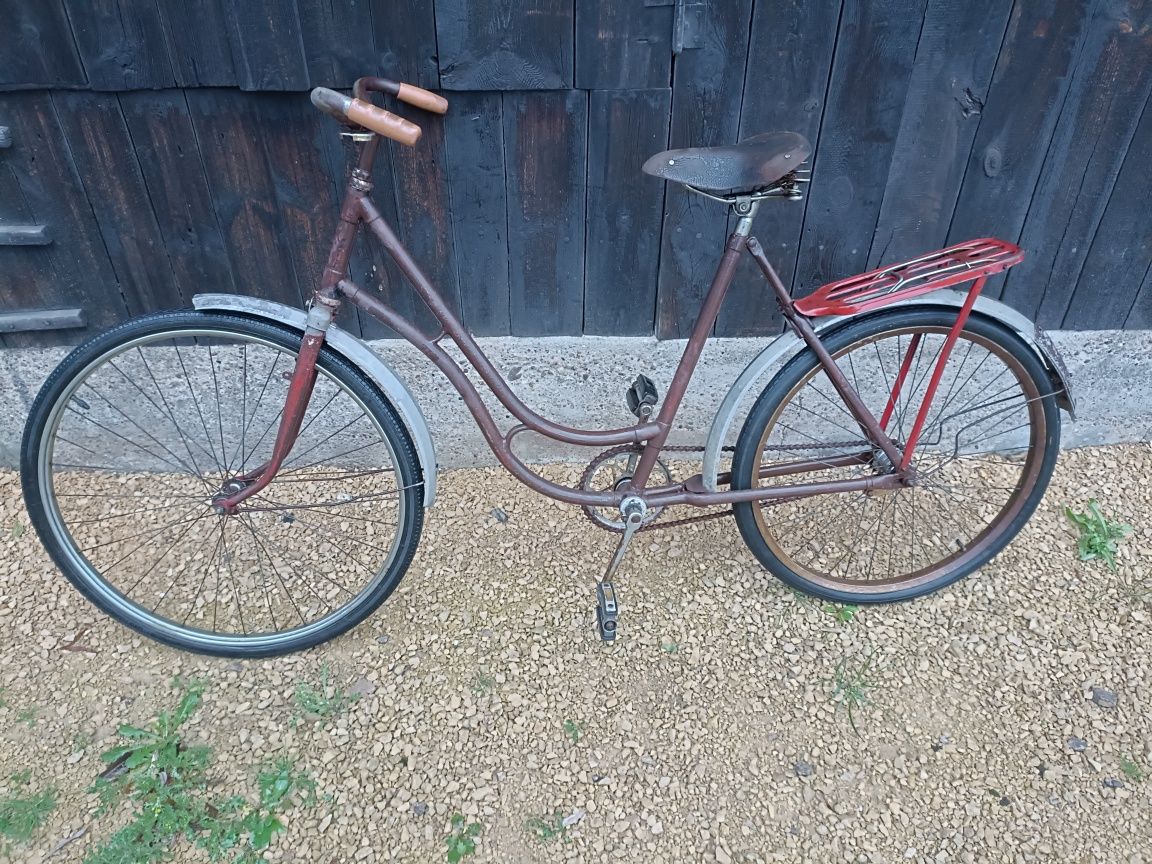 Stary rower damka