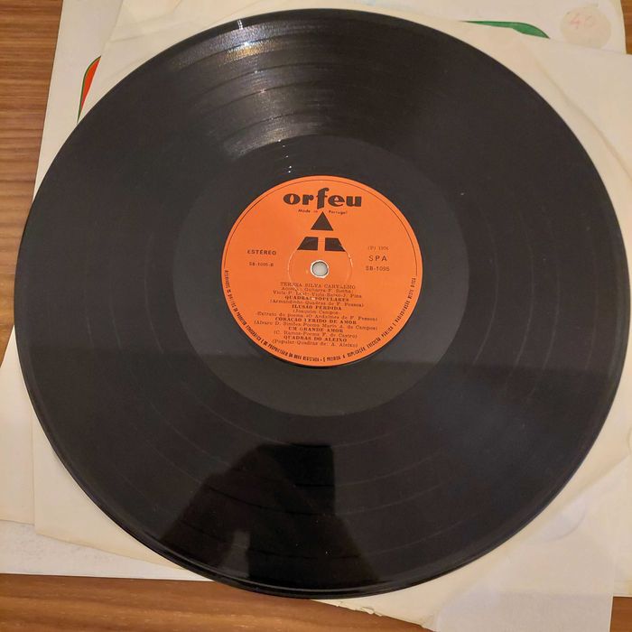 Disco vinil LP - Teresa Silva Carvalho - Fados