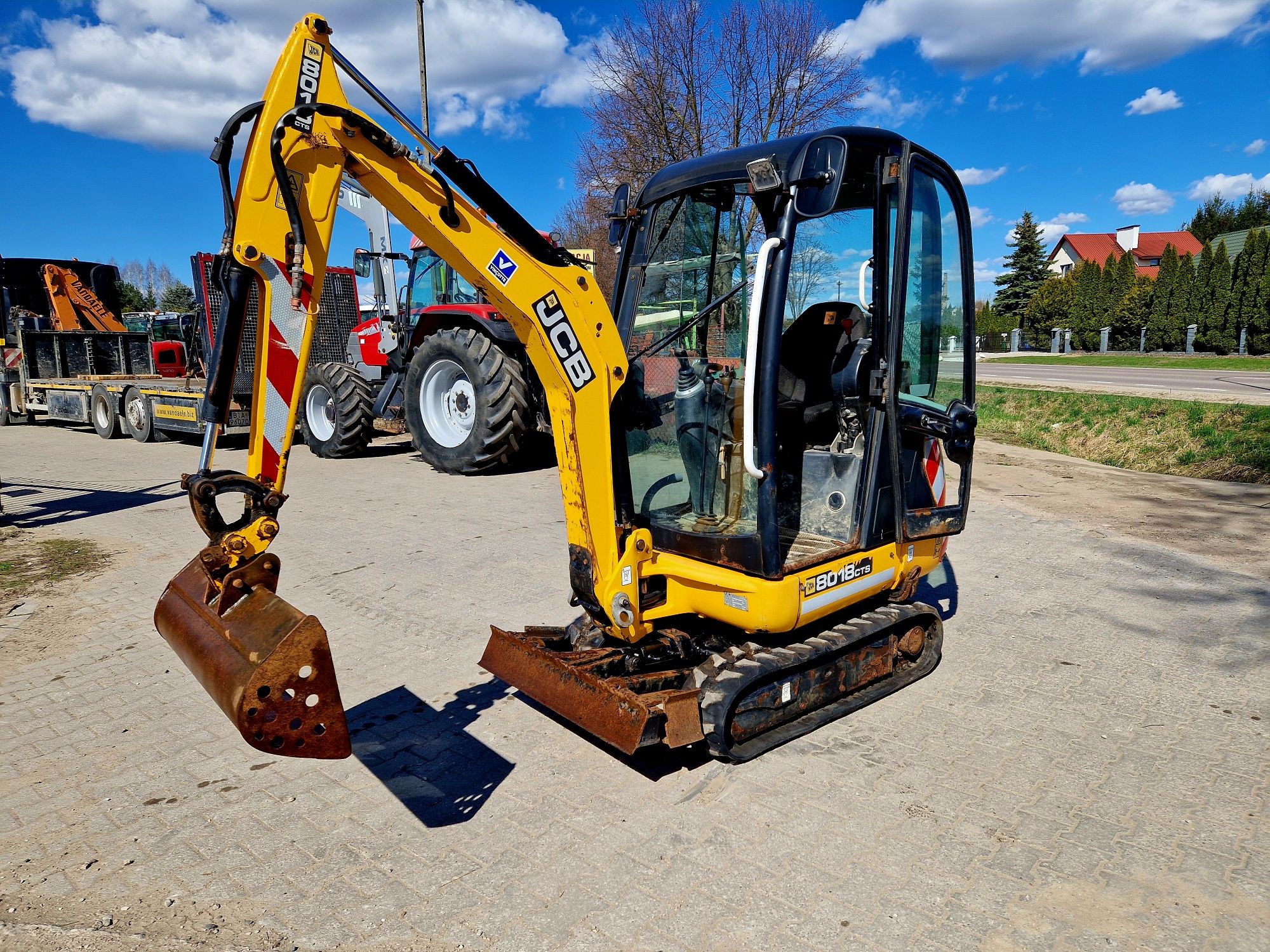 Jcb 8018 CTS 1400mth 2017r 3 łyżki +Młot Mini koparka Kubota