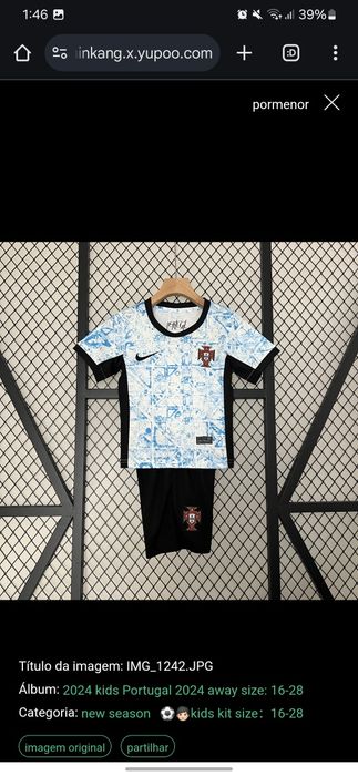 Kits de equipamento de futebol para crianças