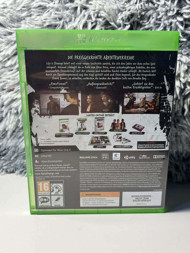 Gra+Artbook Life is Strange Before The Storm Limited Edition Xbox One