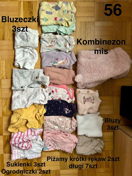 Paczka ubranek dla dziewczynki