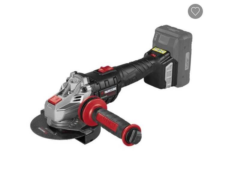 Kątowa szlifierka Parkside X20V, nowa, bez akumulatora i ładowarki.