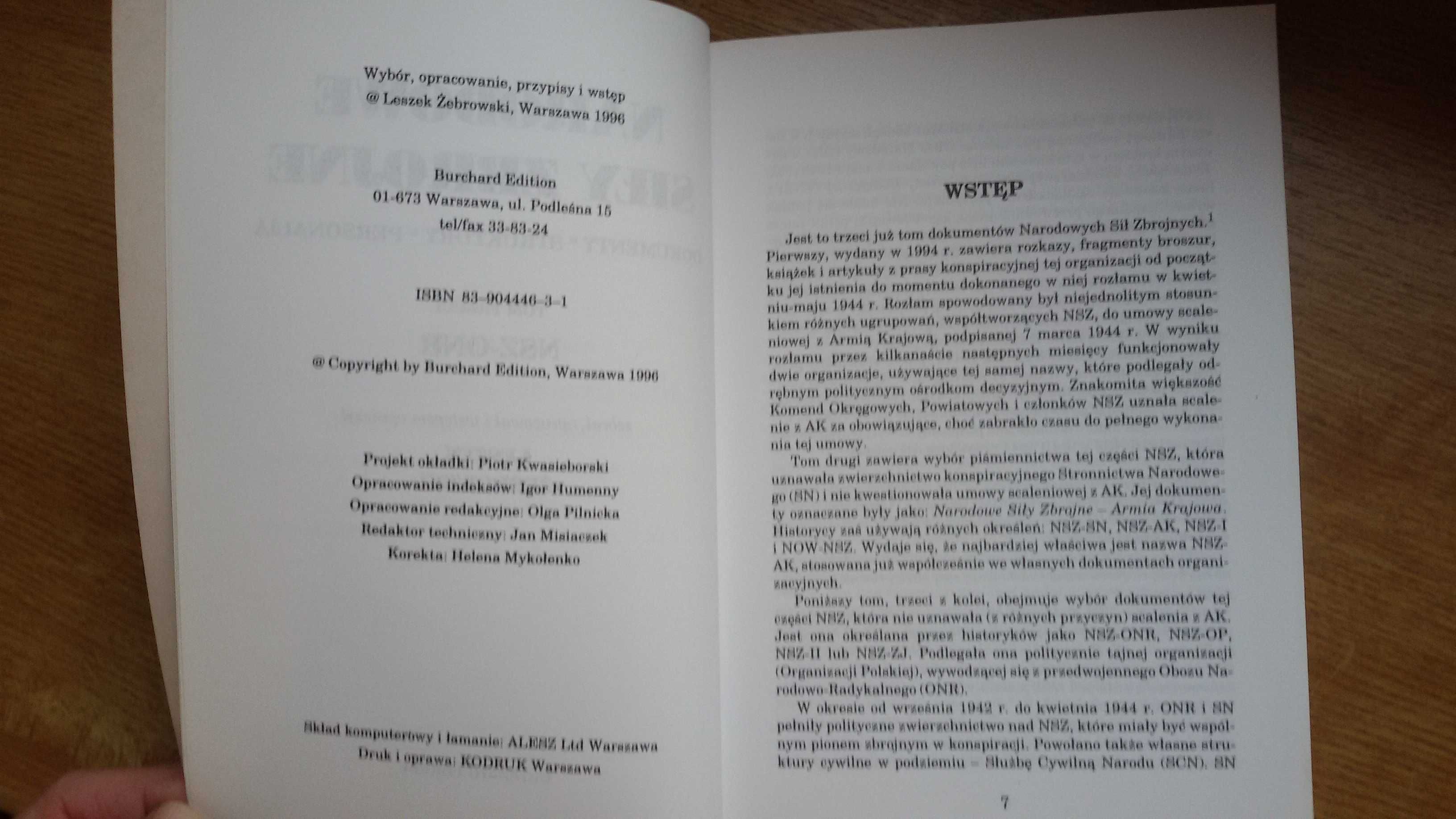 Narodowe Siły Zbrojne, Leszek Żebrowski