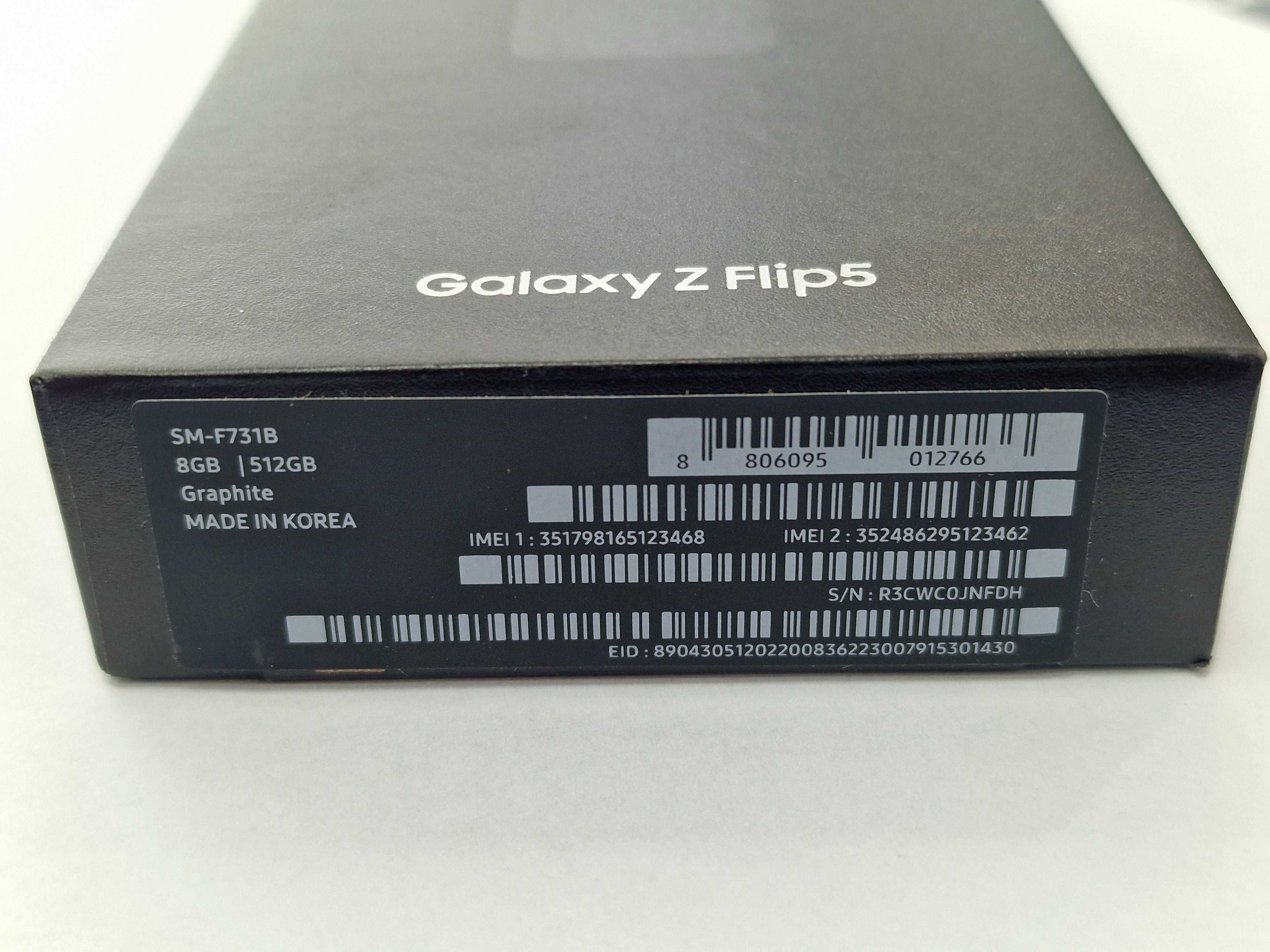 Samsung Galaxy Z Flip5 5G/ 8GB/ 512GB/ Graphite/ Plomba/ BEZ RAT!
