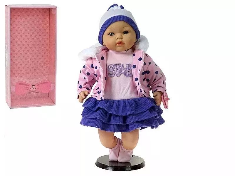 Lalka mówi i śpiewa po polsku 45cm. Adar