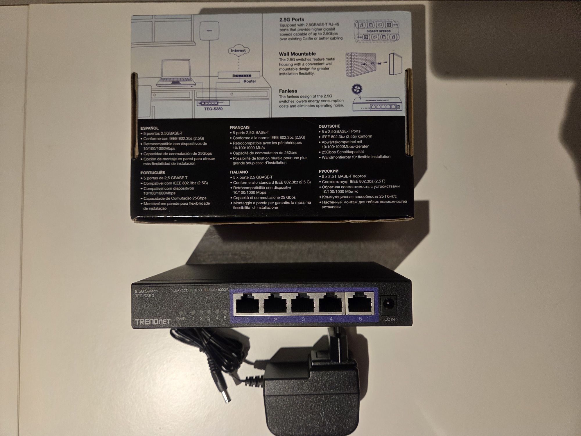 Switch Trendnet 2,5 Gbps