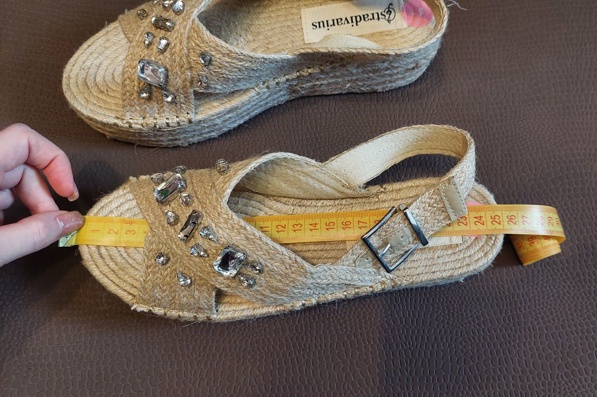 Босоніжки плетені Stradivarius 38р