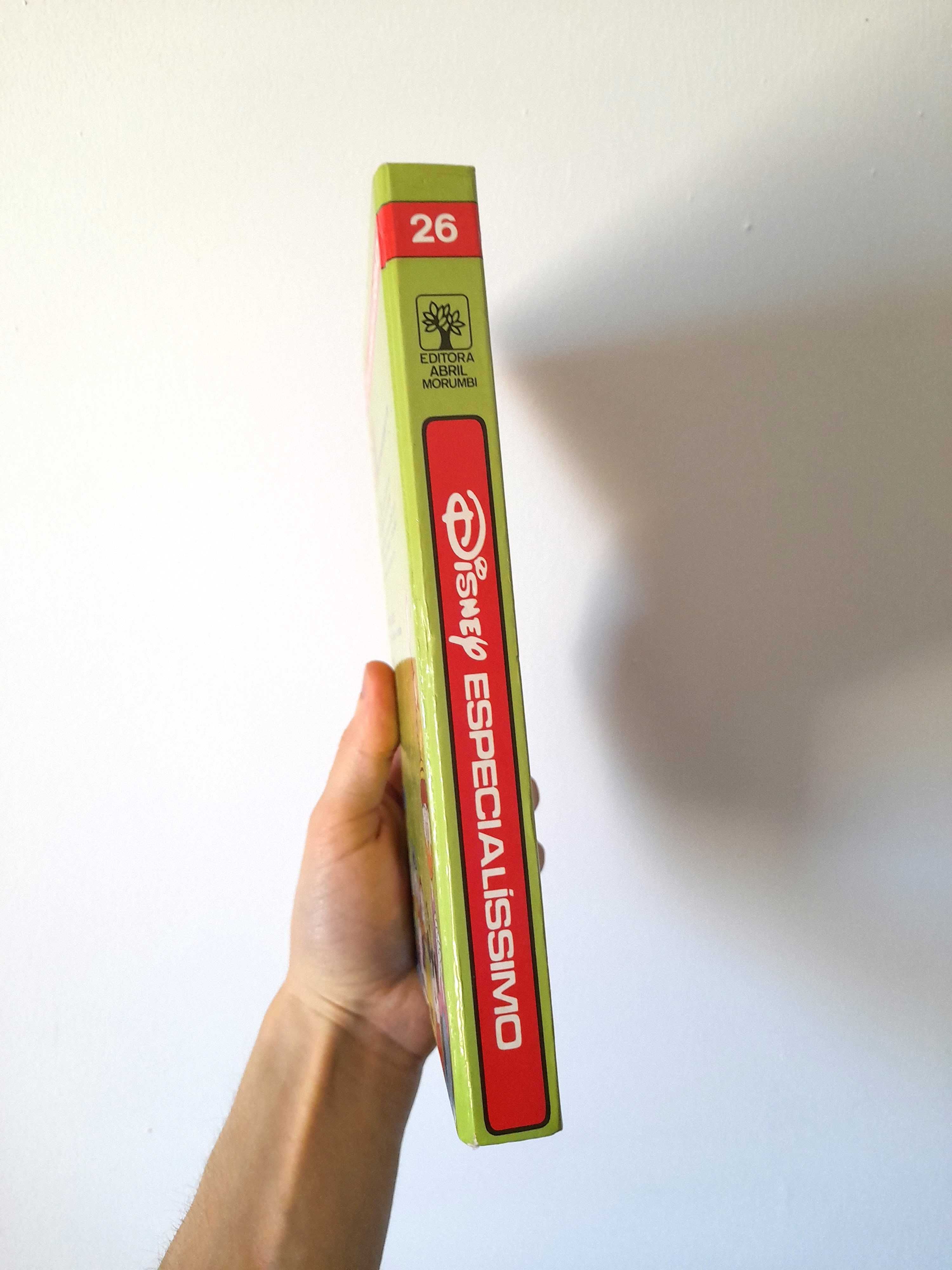 Livro Vintage de BD Disney Especialíssimo Número 26 Coleção Anos 80