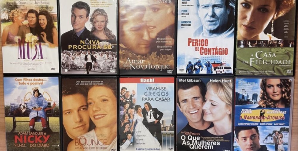 DVDs vários filmes - 5 lotes