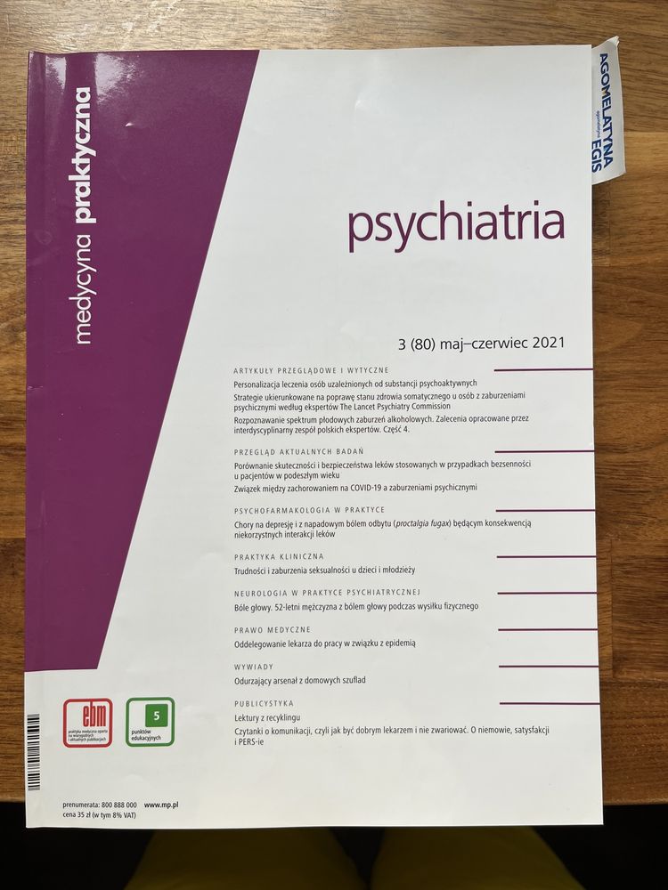 Psychiatria - prenumerata MP - 2022 do 2023r.