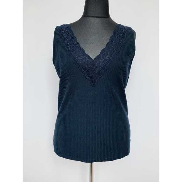 Only podkoszulek damski plus size czarny koronka r.50/52