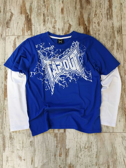 Продам лонгслів Tapout web blue sk8 Y2K