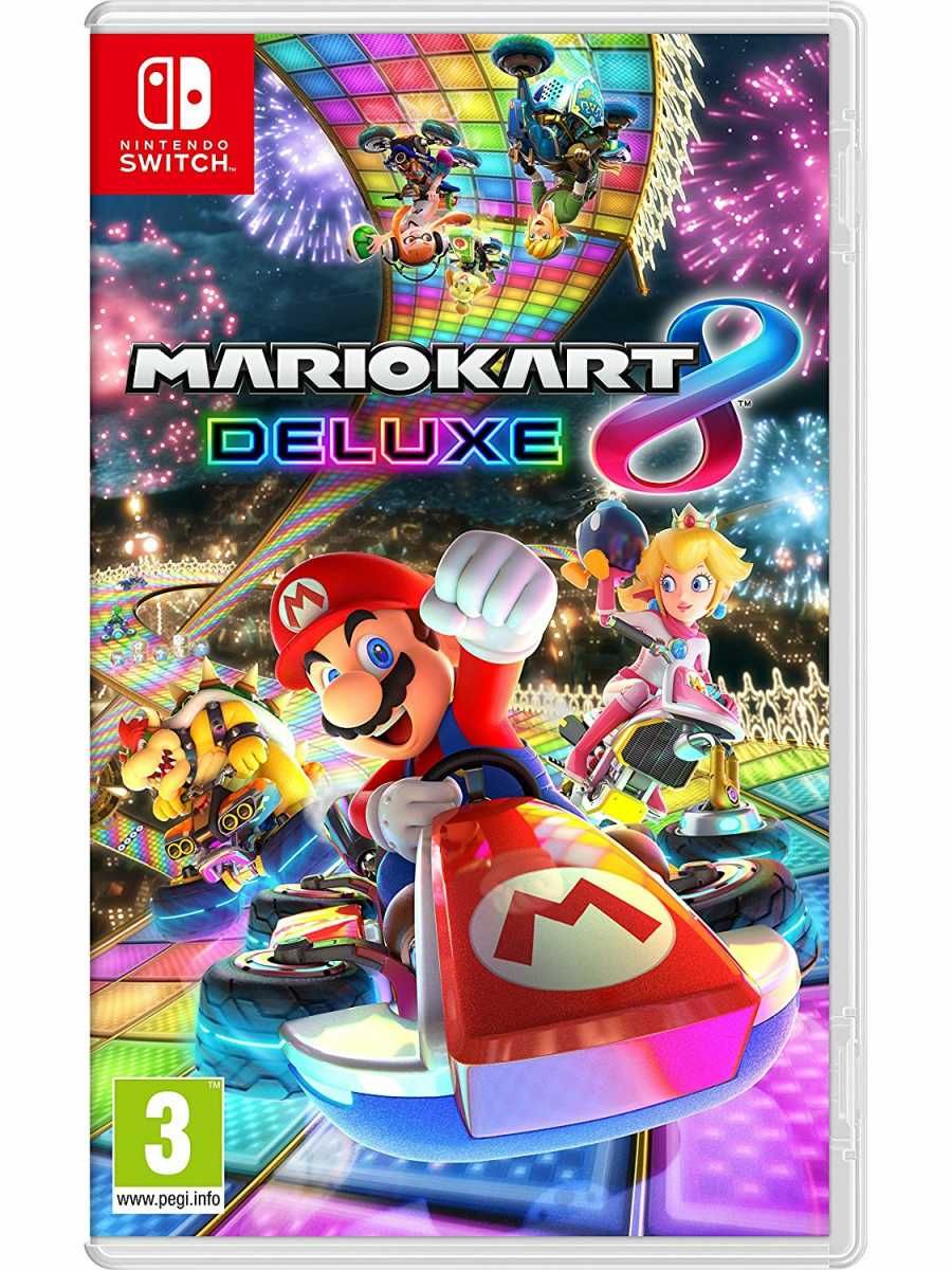 Nintendo Switch OLED + 3 gry Mario (Wonder, Jamboree, Kart 8)