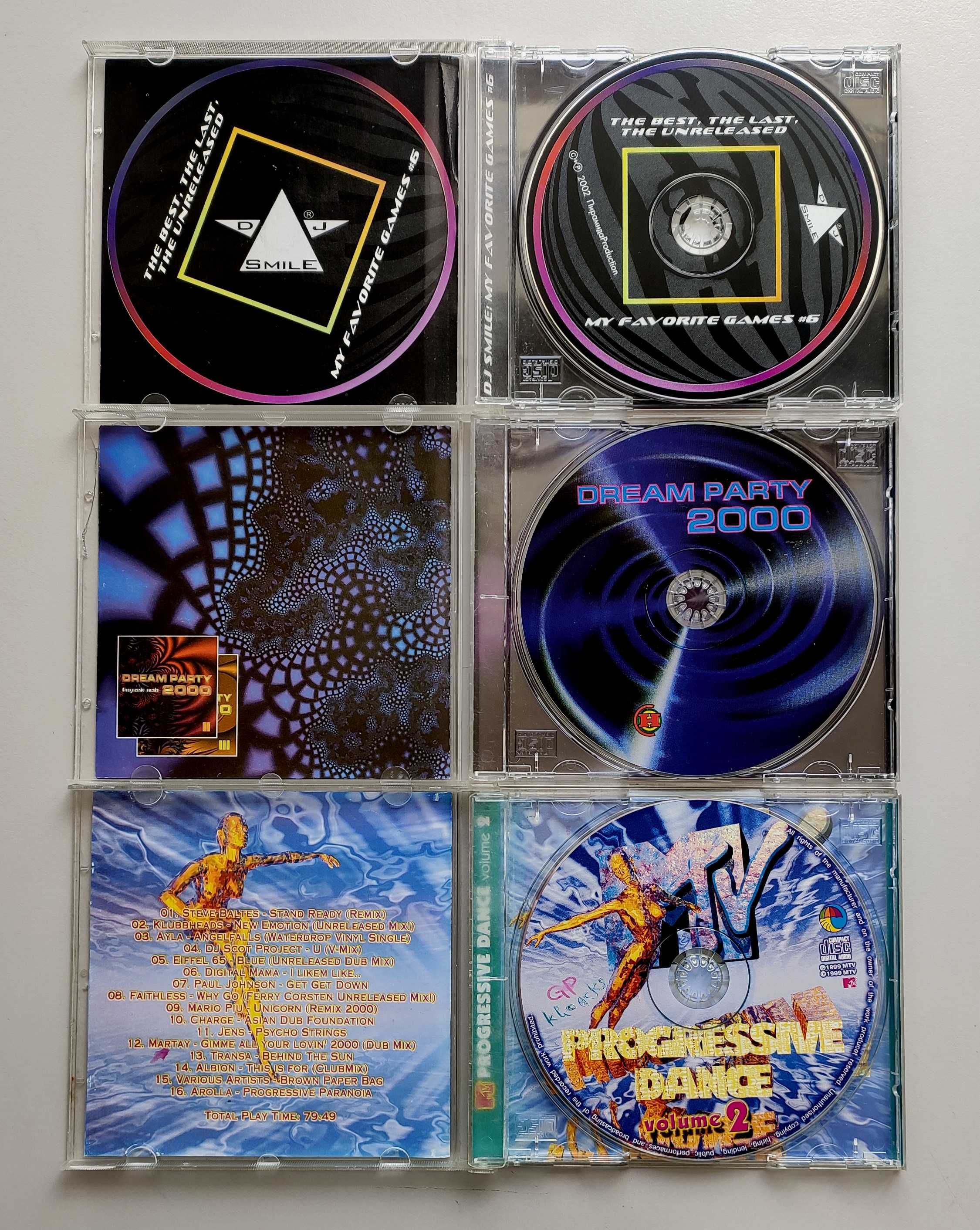 Audio CD House/Trance/Techno/Progressive 5 CD