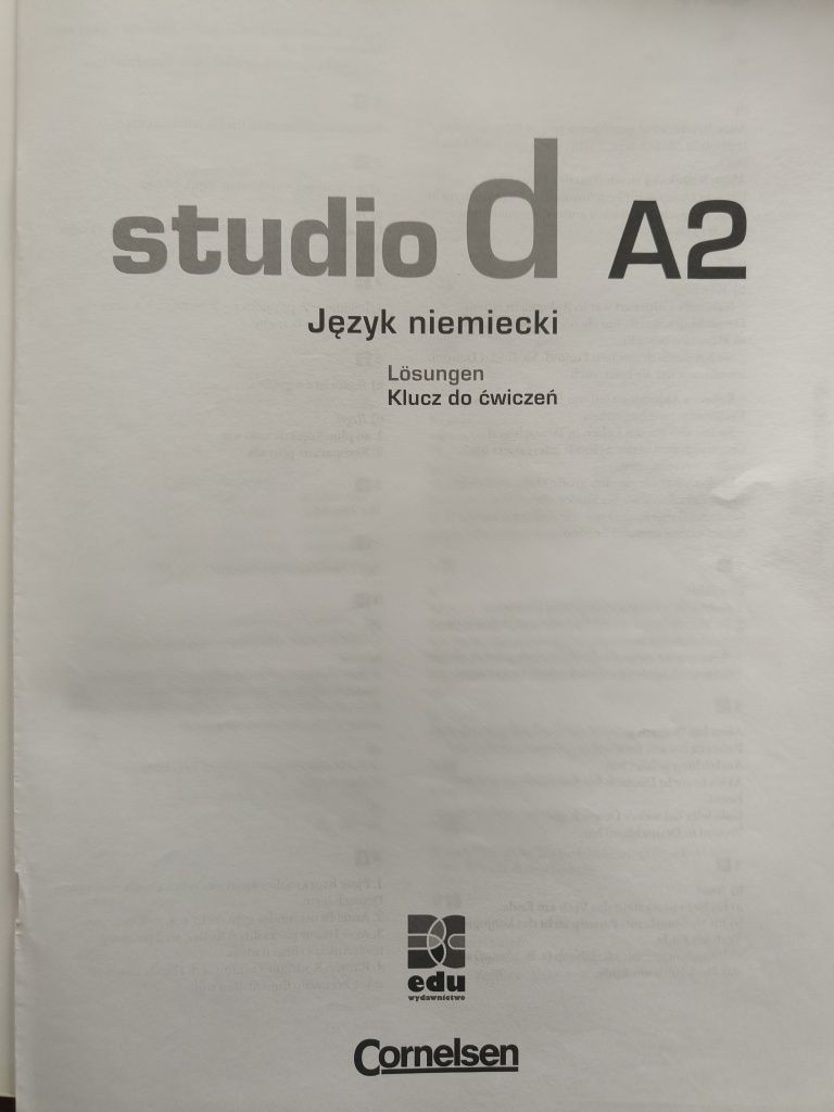 Studio d A2. Język niemiecki.