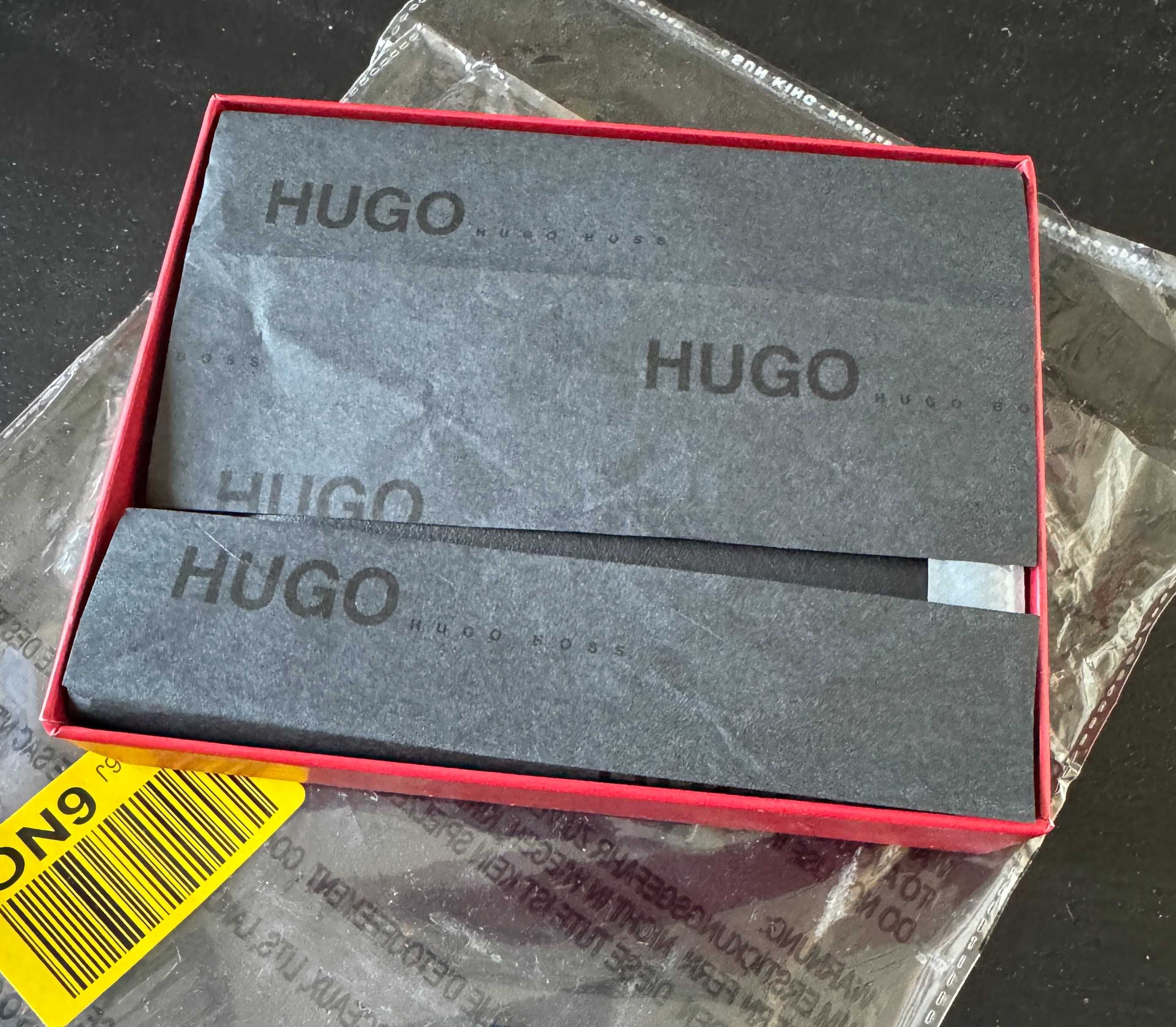 Portfel HUGO BOSS Subway Trifold, skóra, pojemny, oryginał, opakowanie