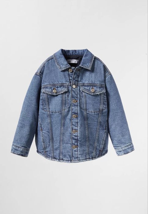 Джинсова куртка Zara р 10 років унісекс 140 см