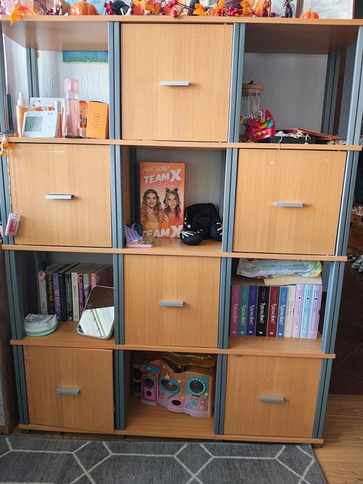 Szafka brzozowa oraz śiwa