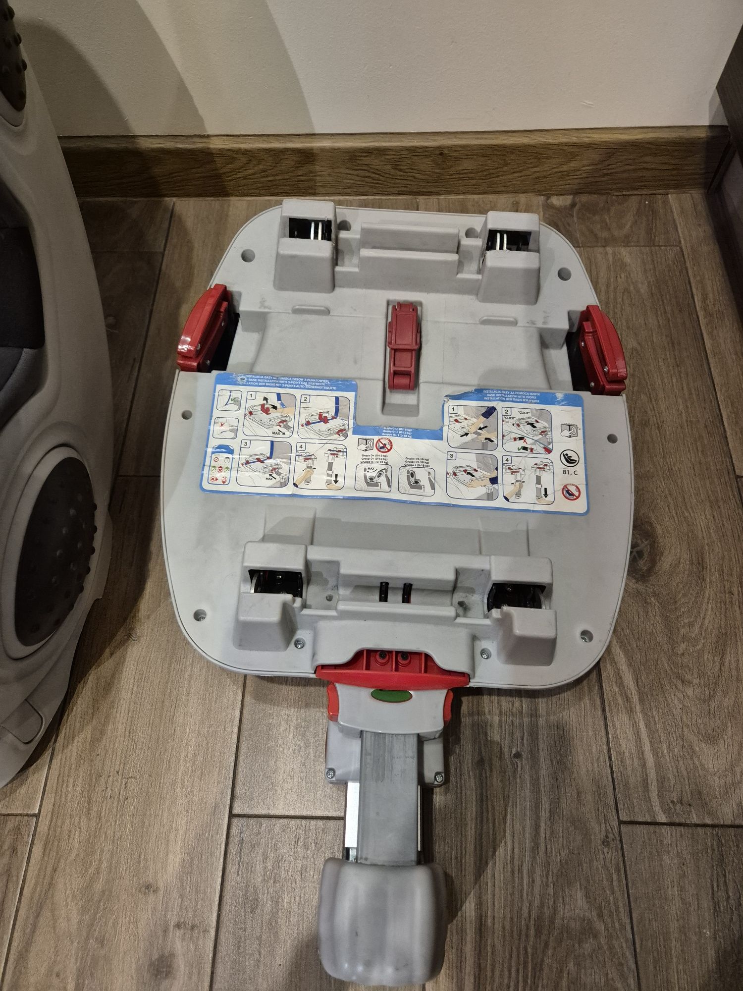 CARETERO fotelik CHAMPION 0-18 kg 2w1 baza + fotelik, isofix i pasy