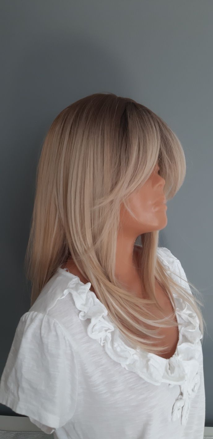 Peruka blond dluga