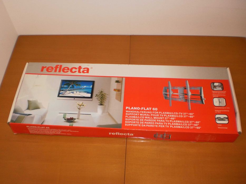 Suporte parede TV LED Refleta plano-FLAT 60 NOVO na caixa