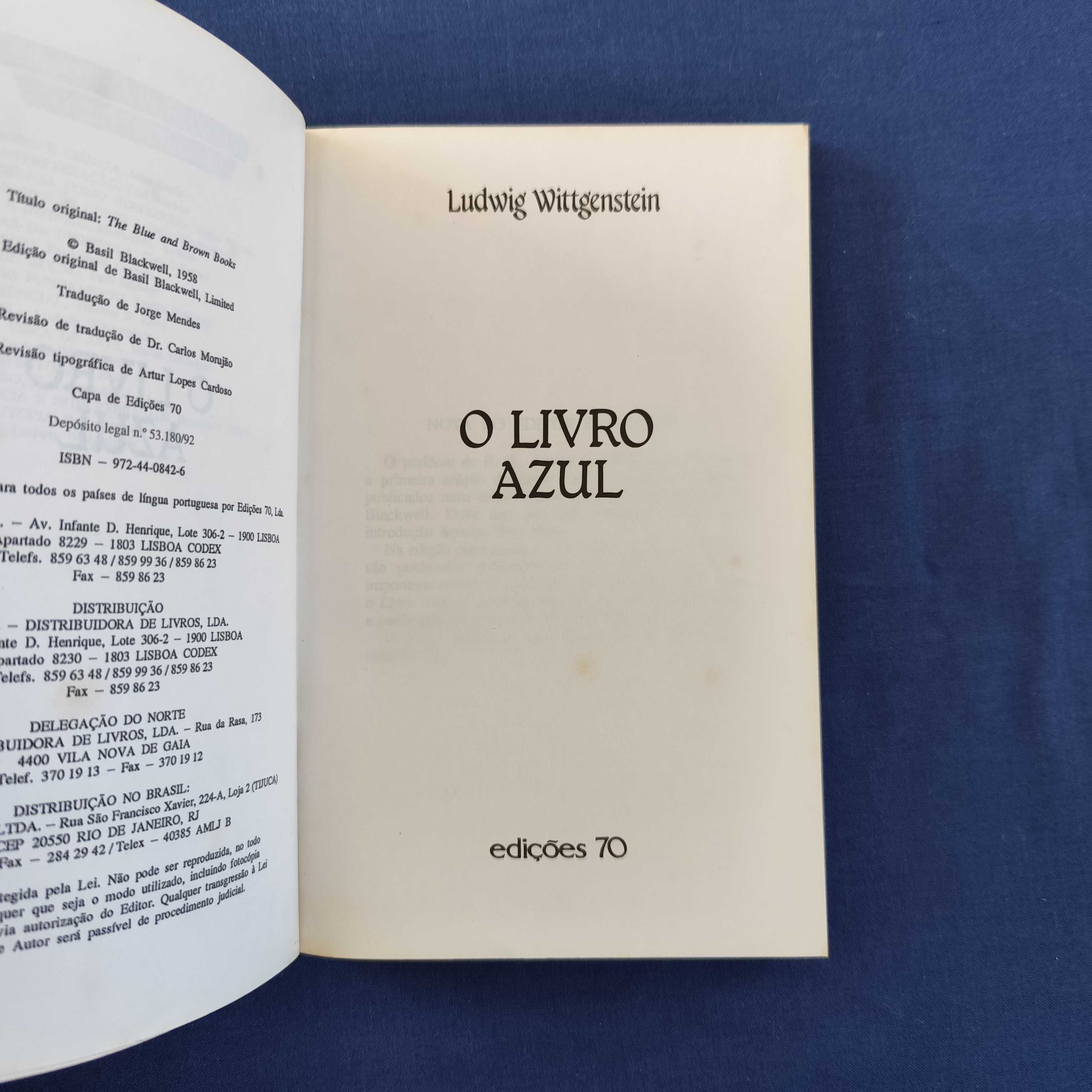 Ludwig Wittgenstein - O Livro Azul