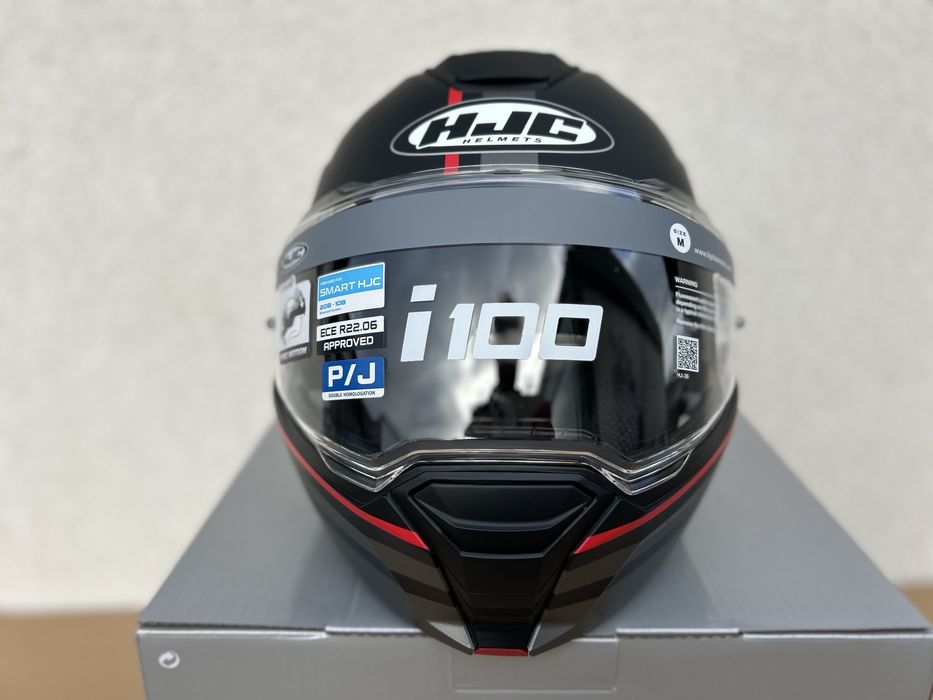 Kask motocyklowy modulowy szczekowy HJC i100 sysma rozmiar M, Pinlock!