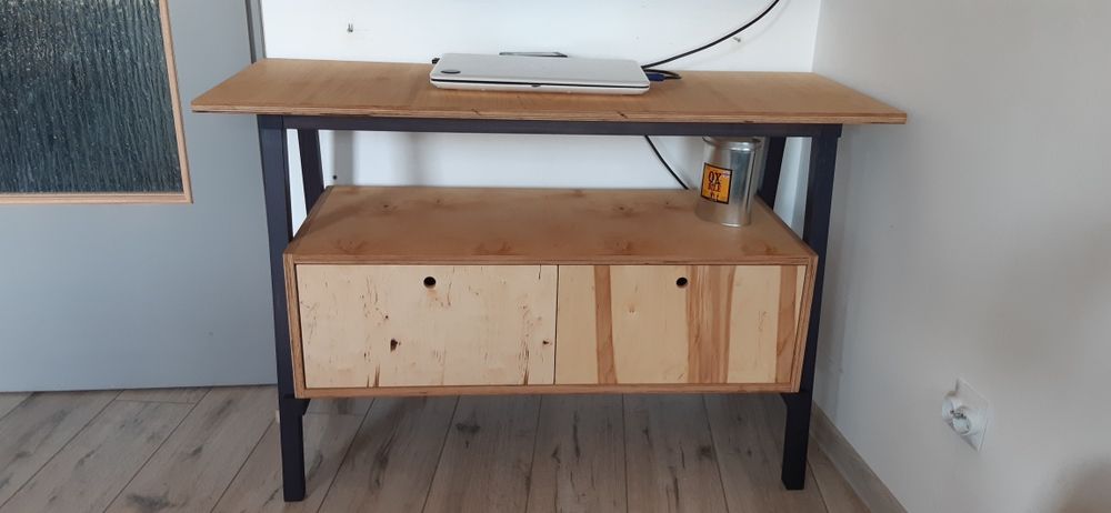 Szafka RTV komoda drewniana sklejka