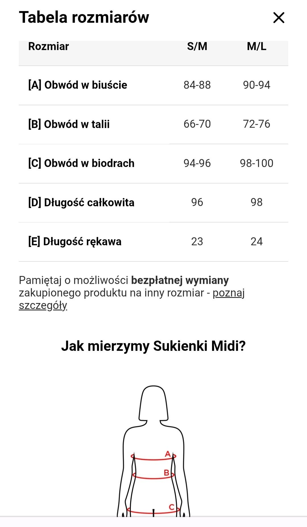 Biała sukienka midi z koronką i paskiem