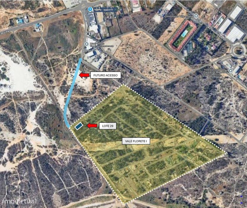 TERRENO 525 M2 - VALE FLORETE I - Azeitão - Setúbal