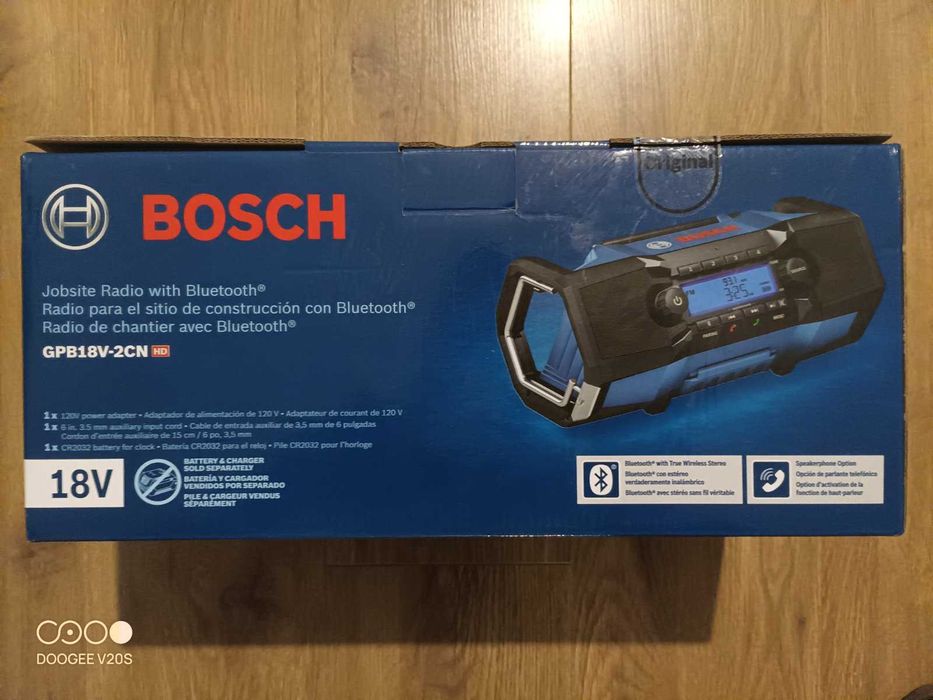 Bosch GPB18V-2CN 18V Jobsite Radio with Bluetoth