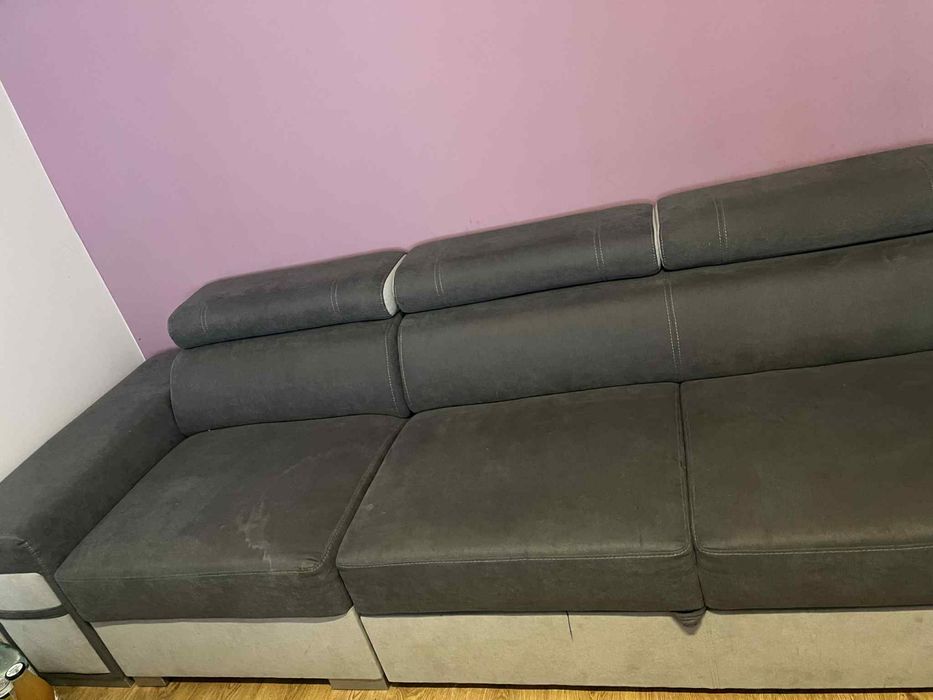 Narożnik wypoczynkowy, funkcja spania, schowek