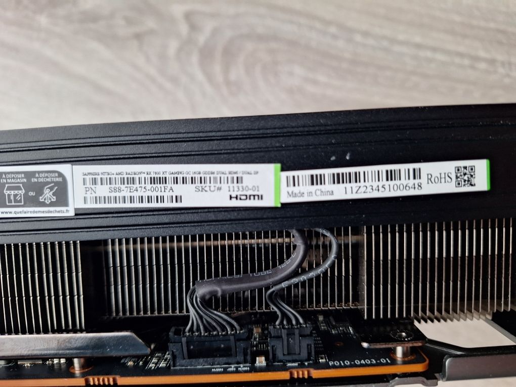 Sapphire Radeon RX 7800 XT Nitro+ OC 16GB GDDR6