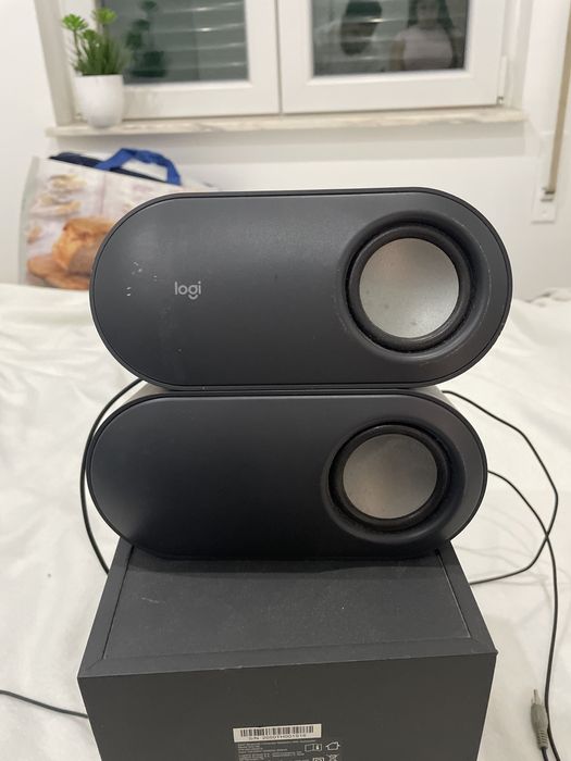 Colunas bluetooth com subwoofer e controlo sem fio