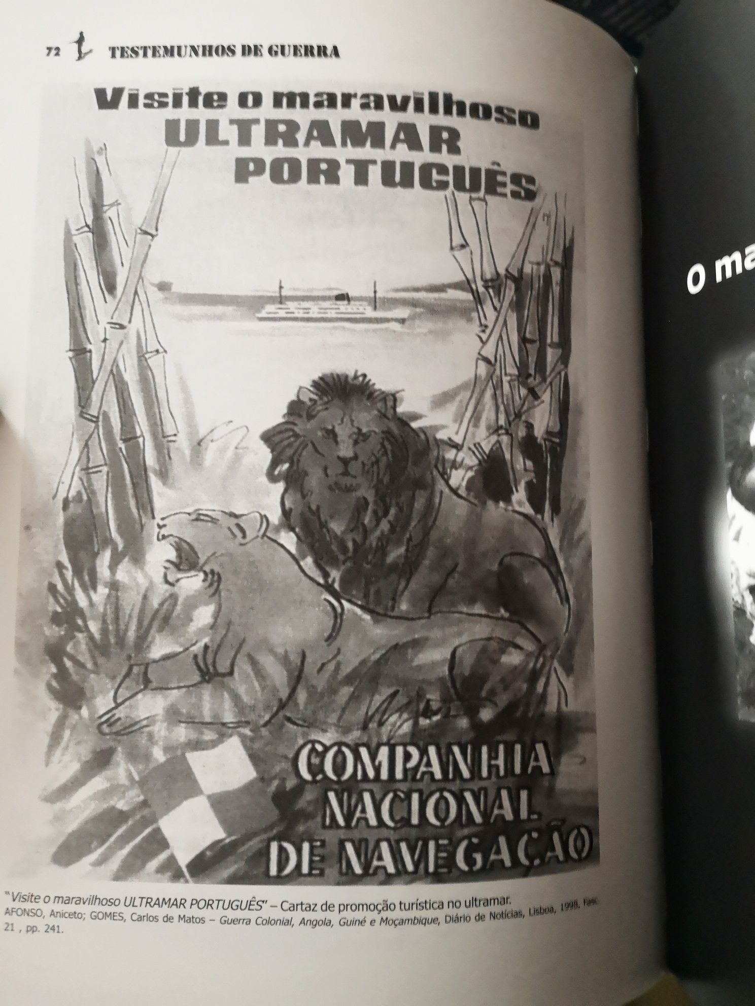 Testemunhos de guerra - livro novo, por estrear