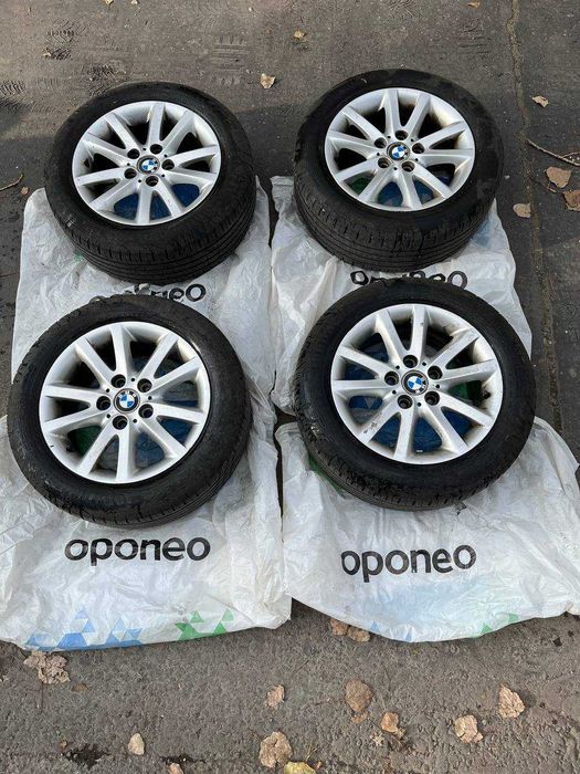 Felgi BMW Styling 136 16" 5x120 + opony Continental – E36 E46 E87 OE
