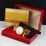 LONGINES zegarek męski VINTAGE 1975 lite ZŁOTO 18K / 750 cal. 6942