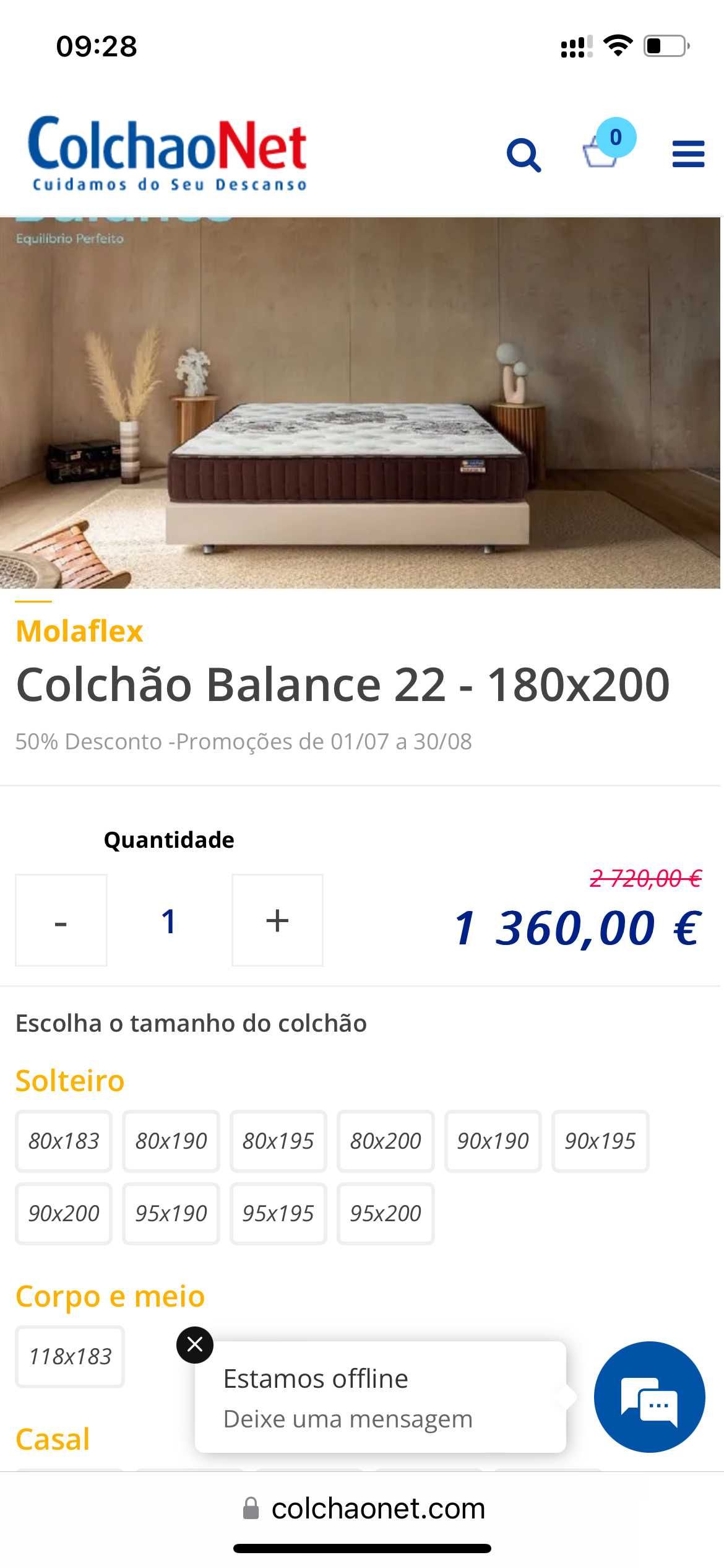 Colchão novo, apenas 1 mes de uso.