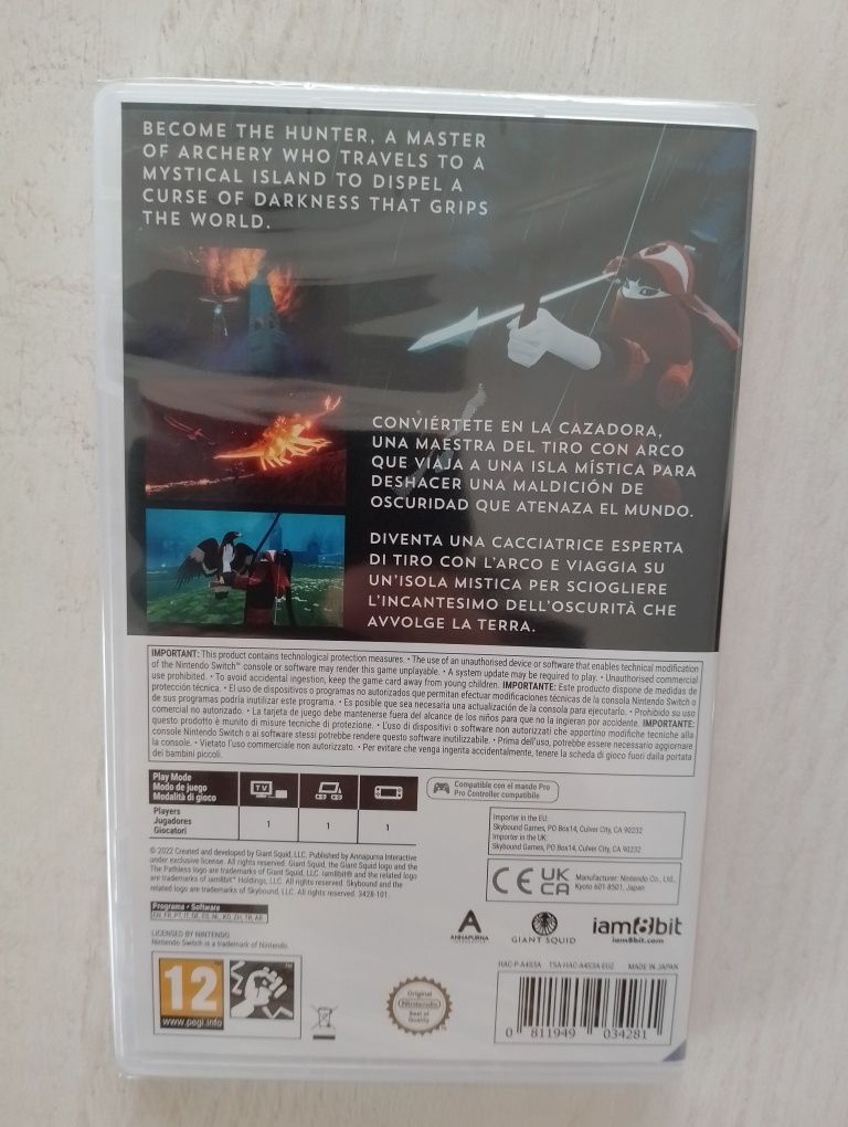 The Pathless, Nintendo Switch, Folia, Kartridż