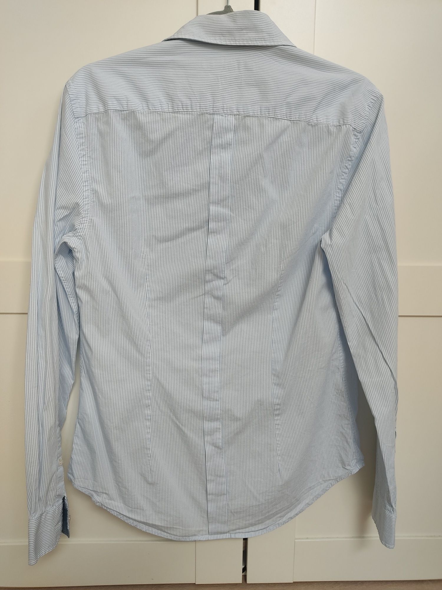 Koszula męska błękitna Trussardi Jeans slim fit 175/96a, 40