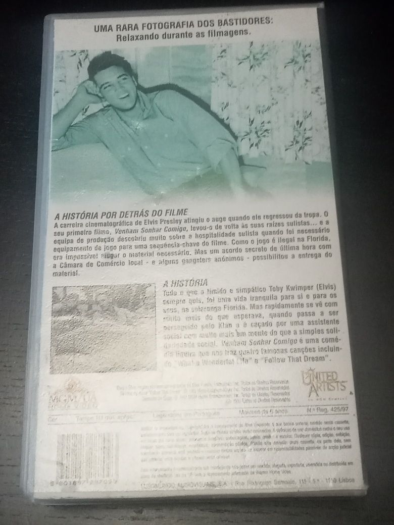 Cassete VHS Elvis Presley