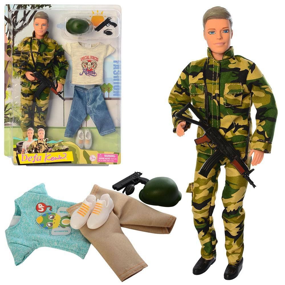 Кукла Кен военный Defa, лялька Кен військовий