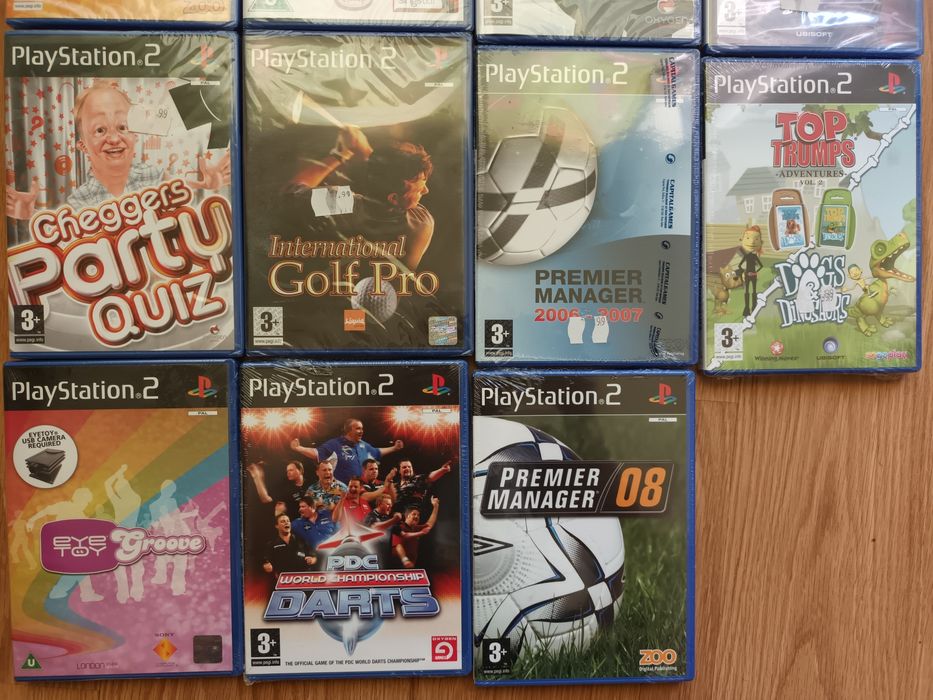 Jogos PS2 novos a Estrear. Selados.